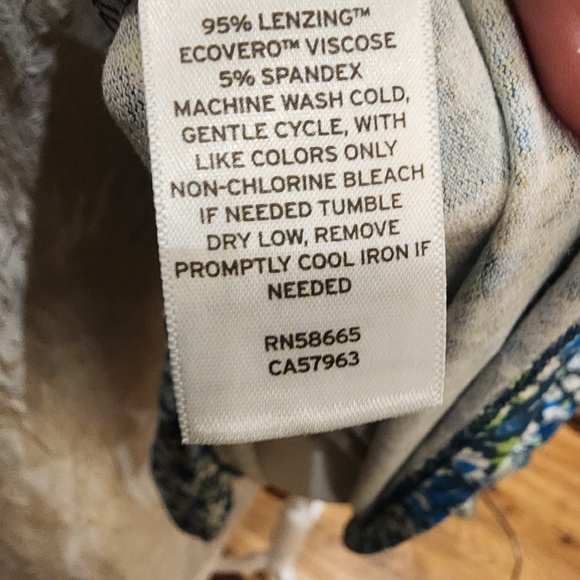 Womens Large Deep V Neck Long Sleeve Print Knit Dress - Picture 12 of 12